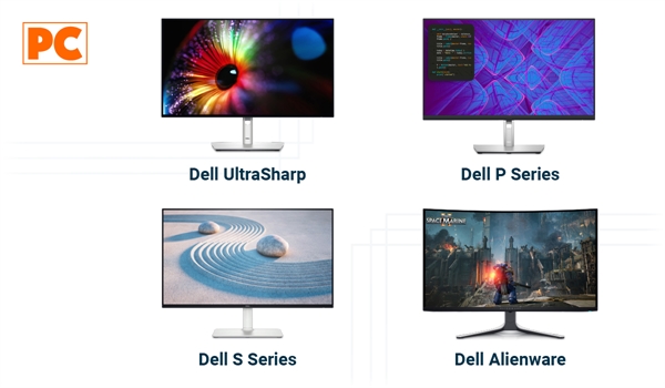 Dell Monitors: UltraSharp, P Series, S Series and Alienware