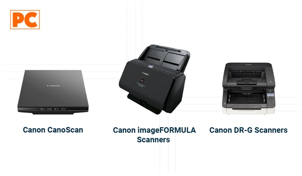 Escáneres Canon: CanoScan, imageFORMULA y DR-G Scanners