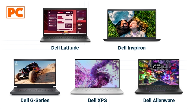 Dell Laptops: Latitude, Inspiron, G-Series, XPS and Alienware