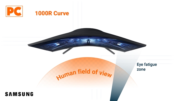 Samsung Odyssey G5 32" - 1000R Curve