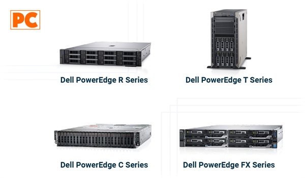 Servidores Dell: PowerEdge R Series, PowerEdge T Series, PowerEdge C Series y PowerEdge FX Series