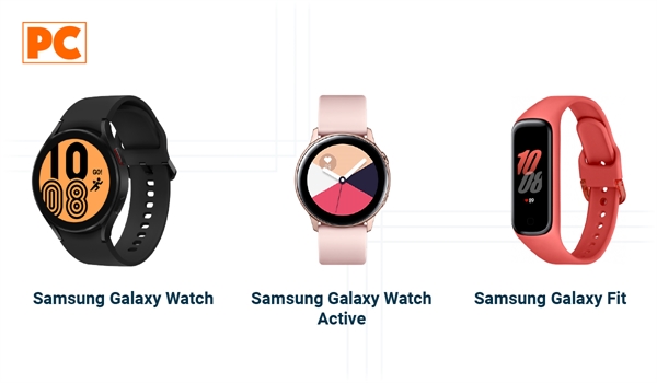 Smartwatches Samsung Series: Galaxy Watch, Galaxy Watch Active and Galaxy Fit