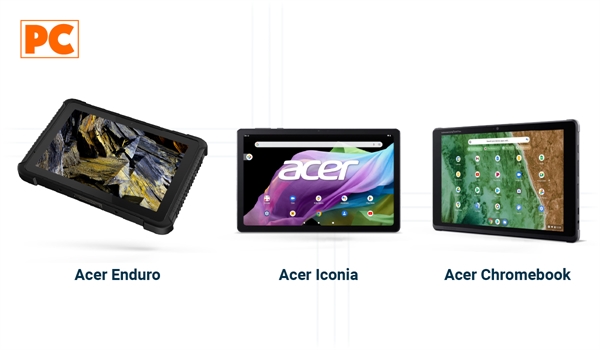 Tablets Acer Series: Enduro, Iconia, y Chromebook