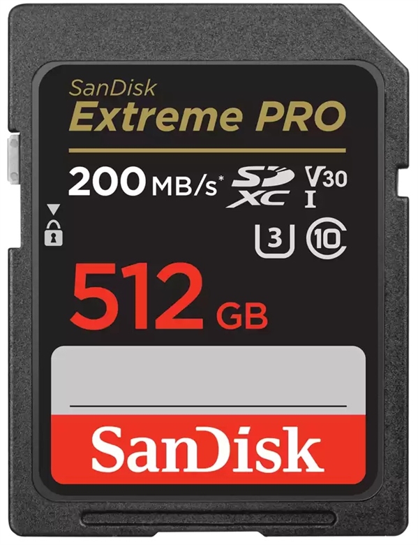 SanDisk Extreme Pro SDSDXXD-512G-GN4IN Vista Frontal