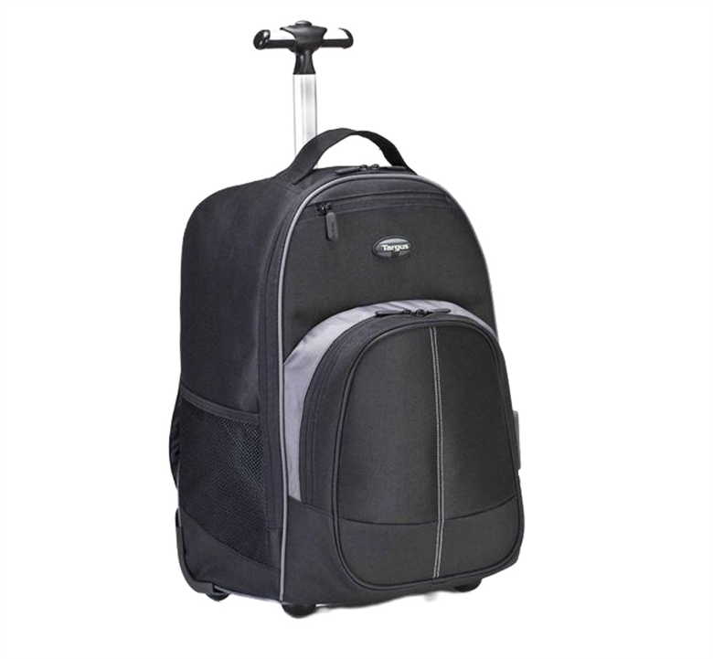 0092636267253 16-inch Compact Rolling Laptop Backpack-Front View 2