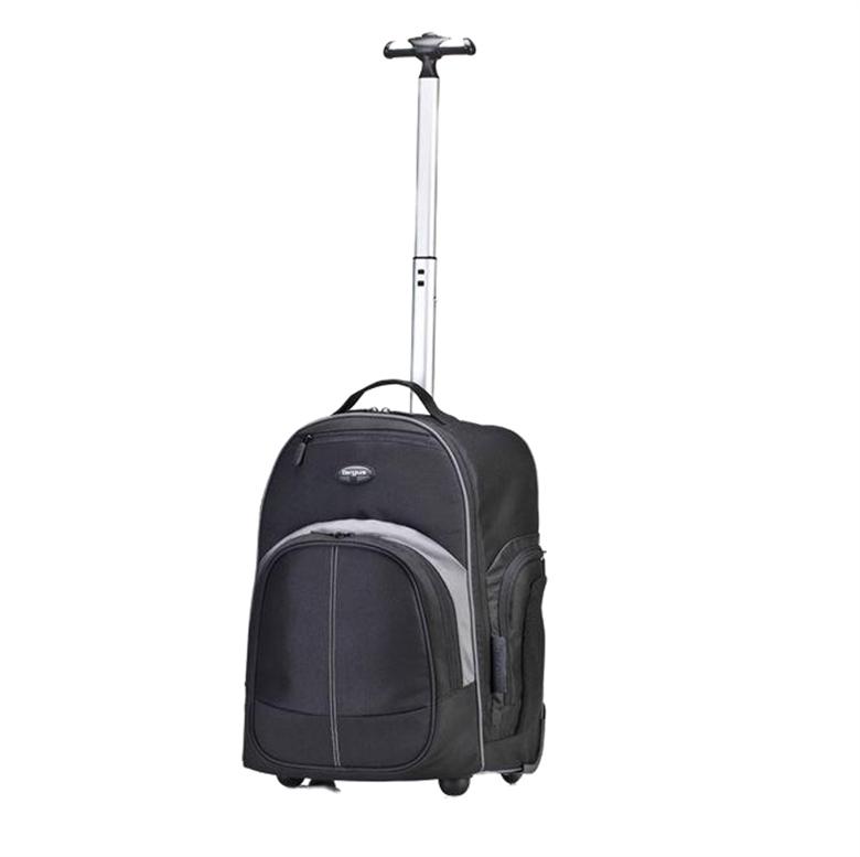 0092636267253 16-inch Compact Rolling Laptop Backpack-Front View 3