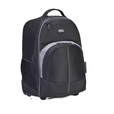 0092636267253 16-inch Compact Rolling Laptop Backpack-Front View