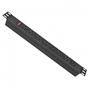 0516208 8-Outlet Rackmount Power Strip with Surge Protector-Front View