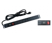 0516208 Regleta de Alimentación Con Protector de Picos de 8 Tomas Para Rack-Vista costado