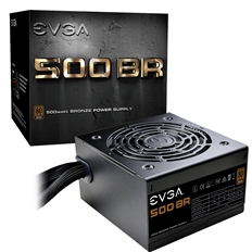 EVGA 500 BR - Fuente de Poder, 500W, 80 PLUS Bronze