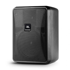 JBL Control 25-1  - Parlante Comercial de Superficie, 70V/100V / 8 Ohmios, Sistema InvisiBall, Negro