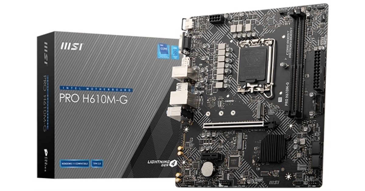 Compu Pro MSI PRO H610M-G in Panama | Pana Compu