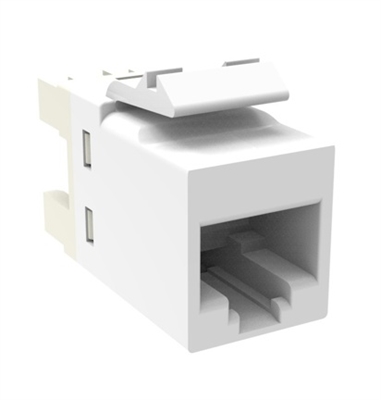 113750553 SL Series RJ45 Modular Jack Cat6 Unshielded Pro White-General View
