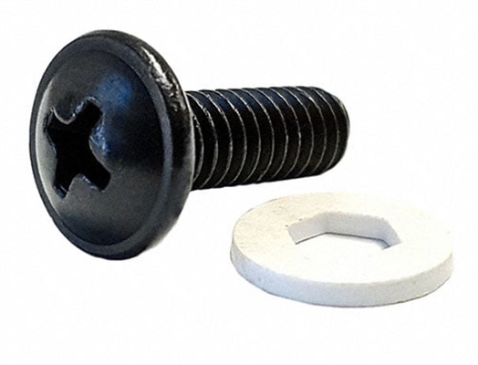 12-24-rack-mounting-screw-black-front view