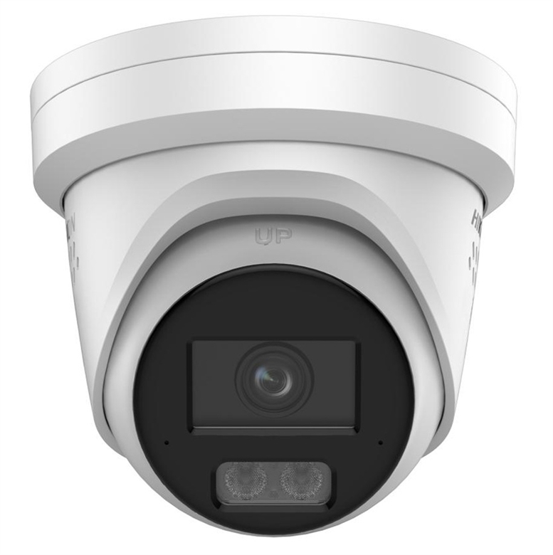 16 MP AcuSense Active Deterrence Fixed Turret Network Camera - Front View