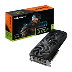 GIGABYTE GeForce RTX 5070 Ti WINDFORCE OC SFF - Tarjeta Madre, 16GB GDDR7, 256 bit, 2452MHz, 8960 Núcleos Cuda, 1x HDMI, 3x DisplayPort, OpenGL 4.6