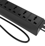 NPD-21U8U15A Regleta Eléctrica Universales para Rack de 1U y 8 Salidas-Vista Frontal 3