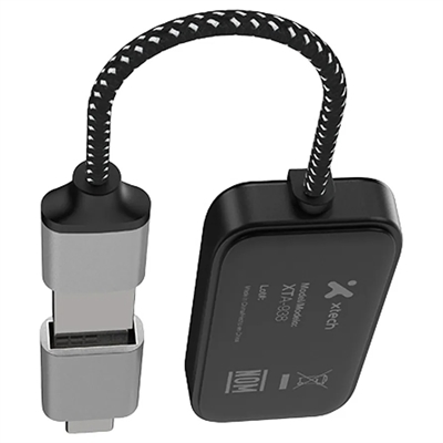 2-in-1 Car-to-Play Wireless Adapter-Back View