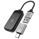  Xtech Car-to-Play XTA-938  - 2-in-1 Smart Car Wireless Adapter, Converts Wired CarPlay and Android Auto to Wireless, Dual-Band Wi-Fi, Bluetooth 5.2, USB-A / USB-C Connector