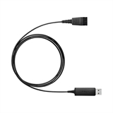 Jabra Link 230 - Audio Cable, Adapter, USB-A to QD, Black Jabra Link 230 - Audio Cable, Adapter, USB-A to QD, Black