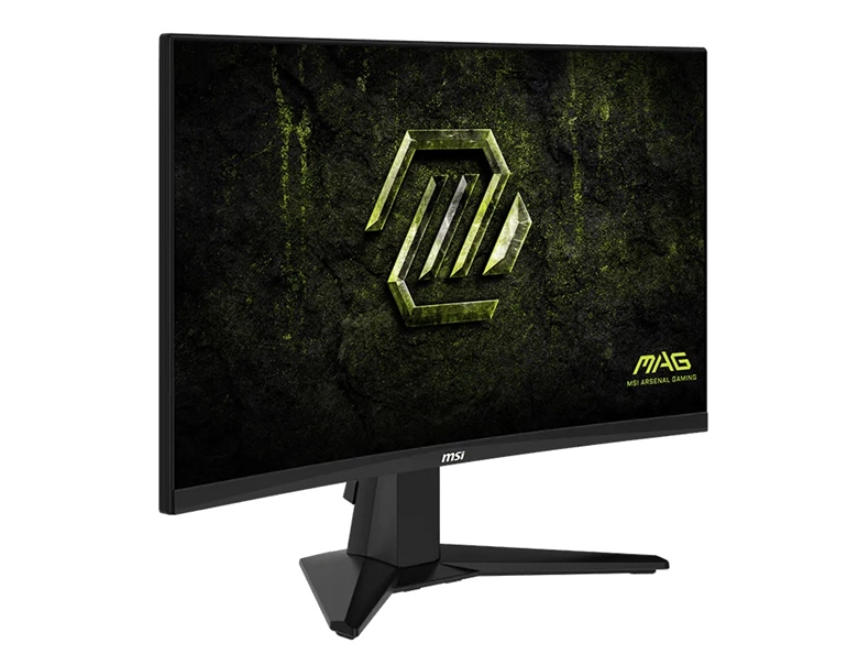 24-Inch 240Hz Curved Gaming Monitor-Lateral View
