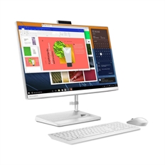 Lenovo IdeaCentre AIO 3 24ALC6 - PC Todo-en-Uno, 23.8", IPS, AMD Ryzen 5 7430U, 4.30Hz, 8GB RAM, 512GB SSD, Blanco, Windows 11 Home SL