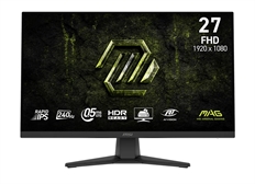 MSI MAG 272F X24  - Monitor 27", 240Hz, 1920 x 1080 FHD, HDMI 2.0b, DisplayPort 1.2a, Black