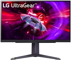 LG UltraGear 27GR75Q - Gaming Monitor, 27", QHD 2560 x 1440, IPS WLED, 16:9, 165Hz Refresh Rate, HDMI, DisplayPort, Black