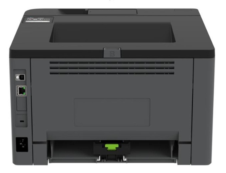 29S0000 Gray-White-Monochrome Laser Printer-Back View
