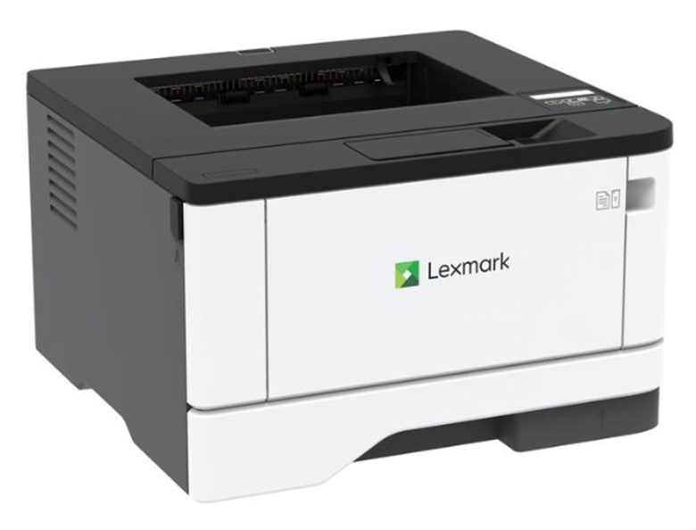 29S0000 Gray-White-Monochrome Laser Printer-Diagonal View