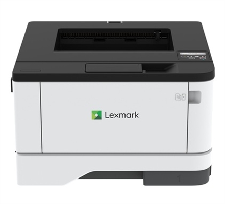 29S0000 Gray-White-Monochrome Laser Printer-Front View