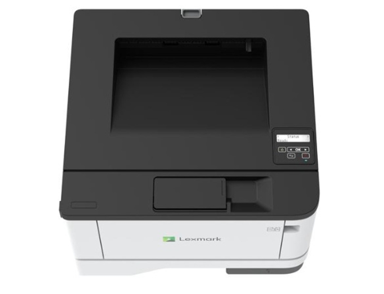 29S0000 Gray-White-Monochrome Laser Printer-Top View
