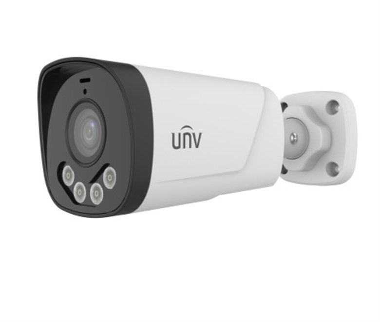 2MP Analog Bullet Camera with Two-Way Audio and Active Deterrence-Side View