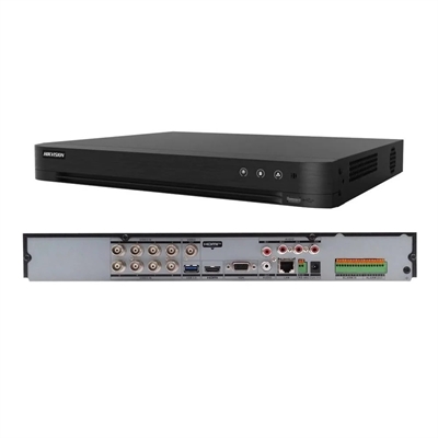 300227795 8-ch 4K AcuSense Hybrid DVR Digital Video Recorder-Back View