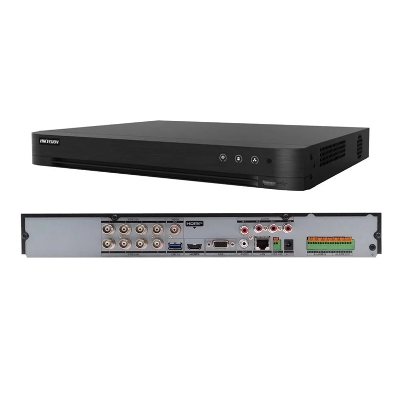 300227795 8-ch 4K AcuSense Hybrid DVR Digital Video Recorder-Back View