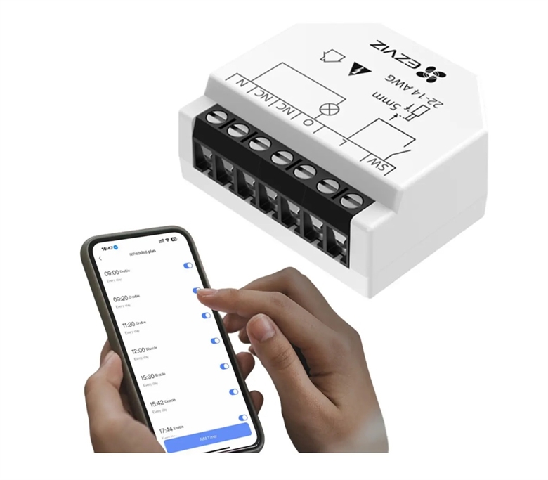 304800312 Relevador Inteligente Wi-Fi de 1 Canal CS-T35-Vista General 2
