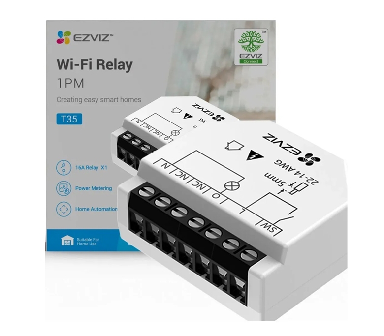 304800312 Relevador Inteligente Wi-Fi de 1 Canal CS-T35-Vista General