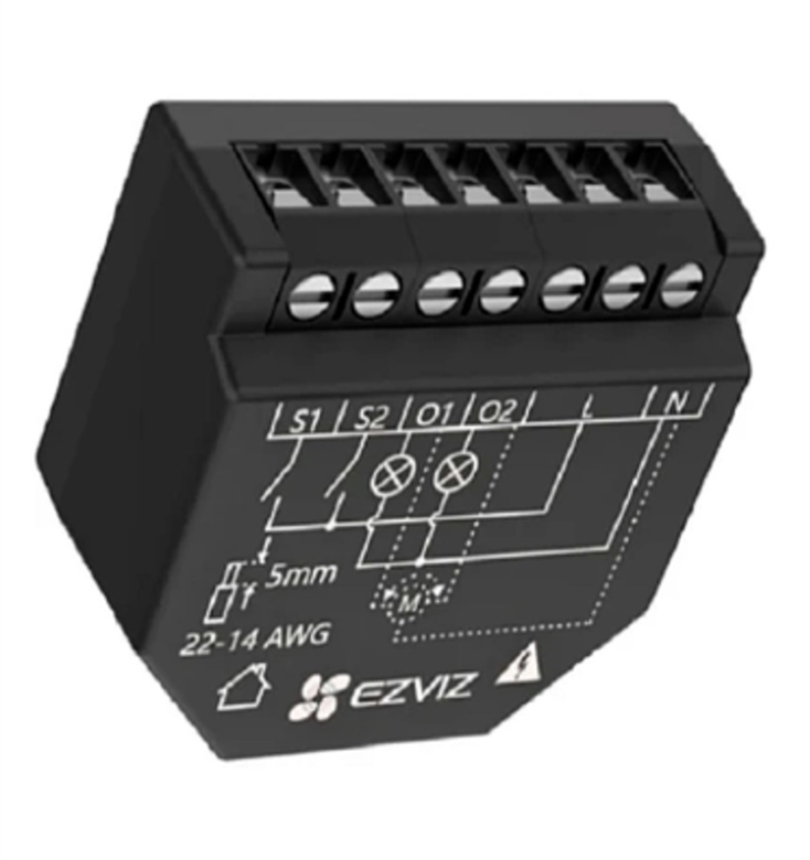304800314 Relevador Inteligente Wi-Fi de 2 Canales CS-T36-Vista Diagonal