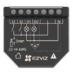 EZVIZ Wi-Fi Relay T36  - Módulo Relevador Inteligente de 2 Canales, Monitoreo de Energía, Protección de Sobrecarga, Negro