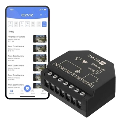 304800314 Relevador Inteligente Wi-Fi de 2 Canales CS-T36-Vista General