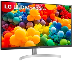 LG 32UN500 - Monitor, 31.5", 4K 3840 x 2160, VA WLED, 16:9, 60Hz Refresh Rate, HDMI, VGA, With Speakers, White