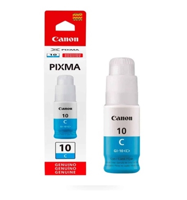 3391C001AA Canon-GI-10C-Cyan-Ink-Bottle-Front-View-Box