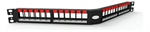 Furukawa 35050809 - Shielded Angled Modular Patch Panel, 24 Ports, 1U, 19" Rack