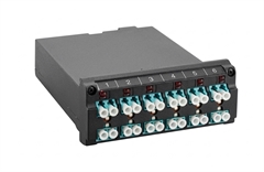Furukawa 35260429 - Casete de Fibra Óptica HDX, 12 Fibras, OM4 Multimodo, LC-UPC/MPO-UPC Hembra, Tipo B Directo