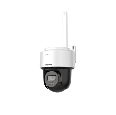 Cámara de Red Mini PT Inalámbrica con Iluminación Híbrida Inteligente de 4 MP-Vista Lateral 2