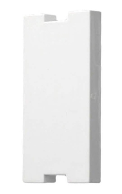 41291-1BW Módulo Ciego MOS de 1 Unidad Blanco-Vista Vertical