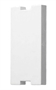 41291-1BW Módulo Ciego MOS de 1 Unidad Blanco-Vista Vertical