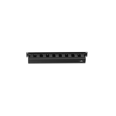 Leviton 491RU-HFO - Organizador Horizontal de Cableado, VERSI-DUCT, 1RU, 1.5 x 3", Solo Frontal