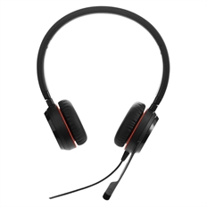 Jabra Evolve 20 SE - Auriculares Estéreo Alámbricos, USB Type-C, USB Type-A, Micrófono con Cancelación de Ruido, Negro