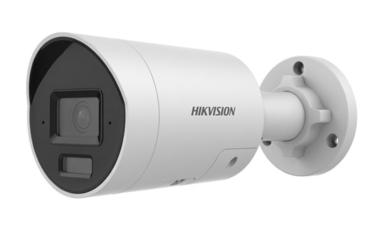 4MP Bullet IP Network Camera with Strobe Light and Siren-Lateral View 2